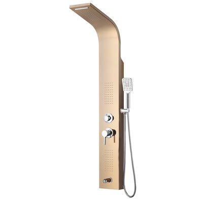 Duş Paneli - 5 Yollu Rose Gold