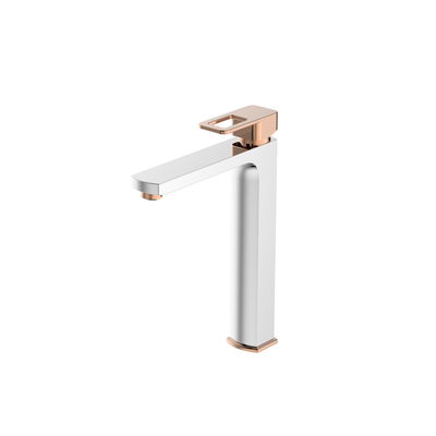 Salvo Plus Colours - Yüksek Tip Lavabo Bataryası Krom-Rose Gold