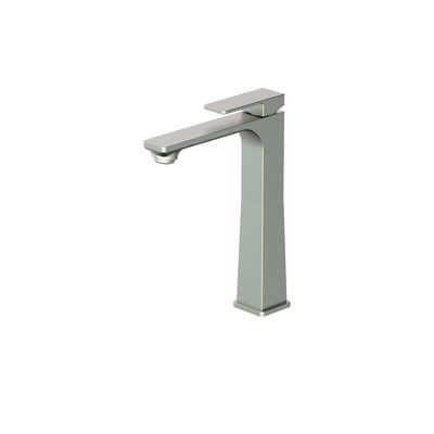 Dante - Yüksek Tip Lavabo Bataryası Mat Fırçalı Nikel